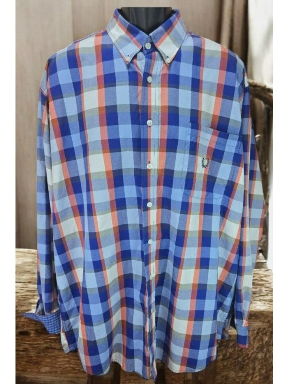 Cinch Long Sleeve Plaid Button-Down Western Shirt Size XL